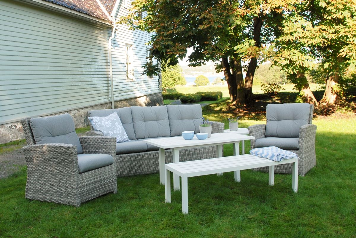 Apollo salongbord 110x60 cm - hvit