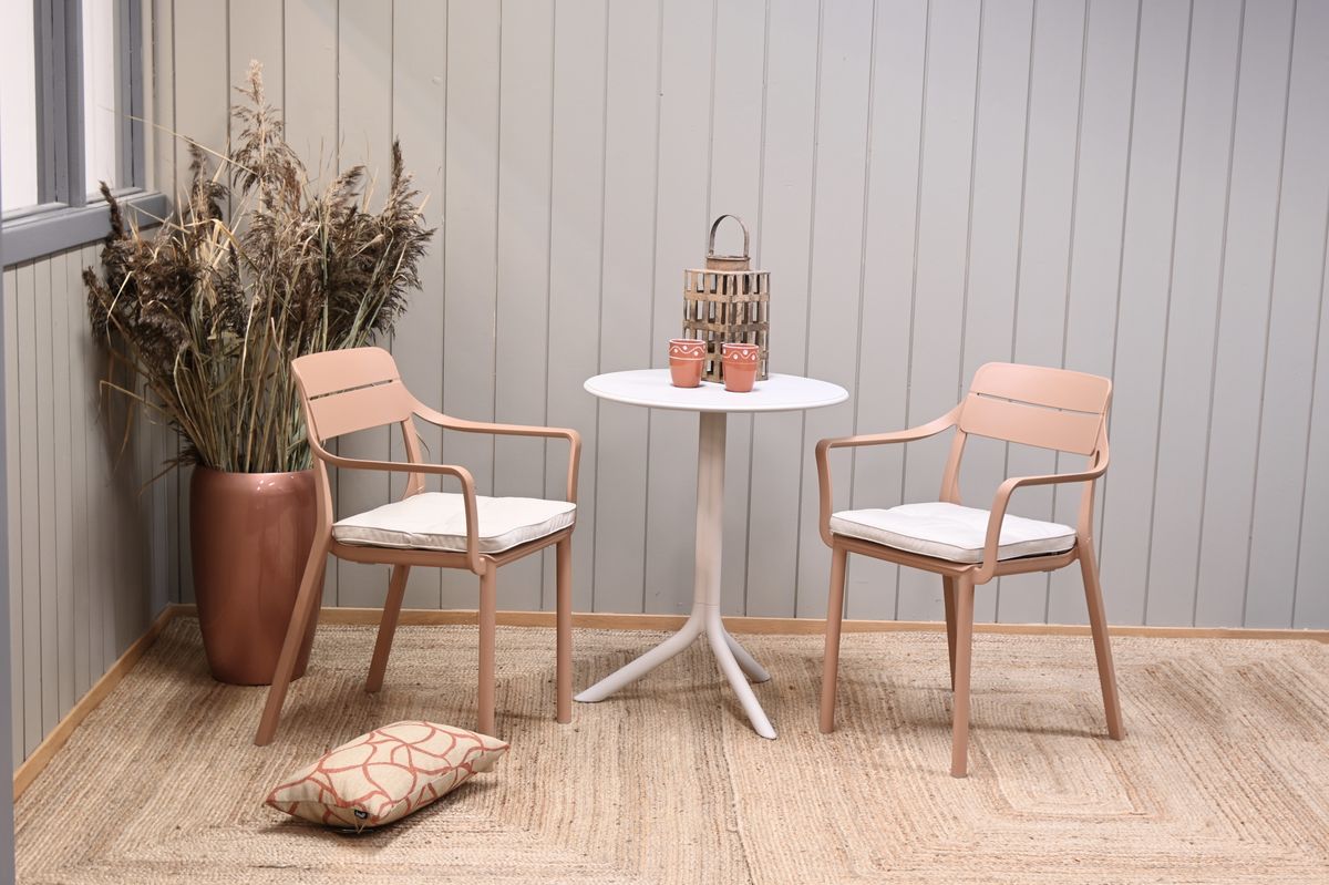 Nardi Spritz høydejusterbart bord Ø60,5 cm - cordabeige