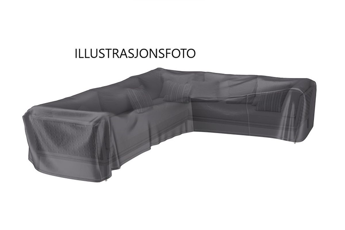 AeroCover 7949 møbeltrekk for hjørnesofa 355x275xH70 cm - grå 