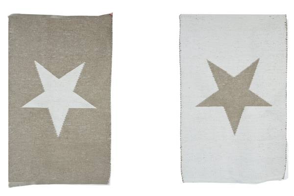 Bilde av Star plastrye 60x90 cm - beige/hvit
