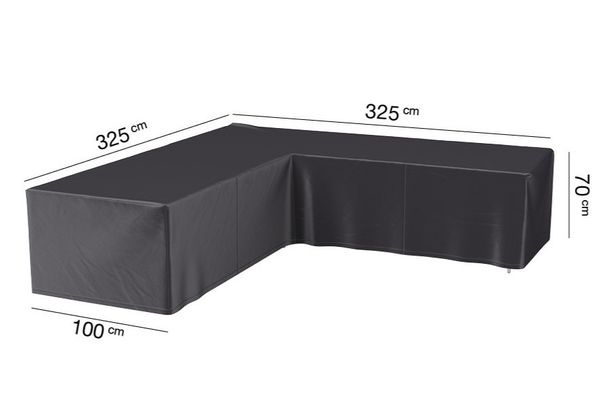 Bilde av AeroCover 7945 møbeltrekk for hjørnesofa 325x325xH70 cm - grå 