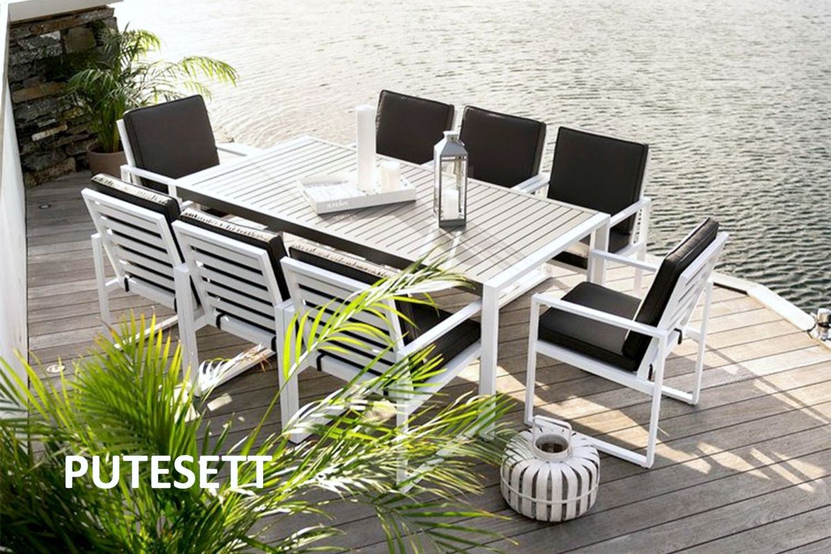 Picasso 54 putesett til spisegruppe - design Antrasittgrå, 16 puter