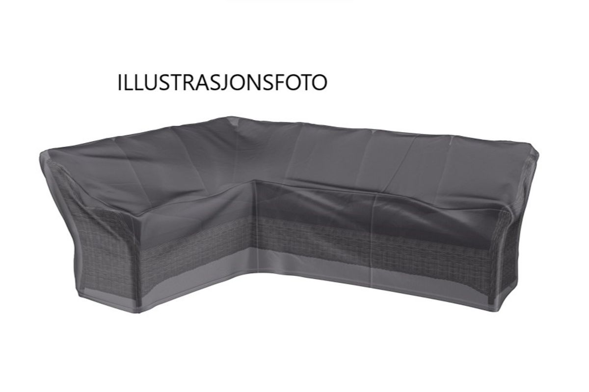 AeroCover 7990 møbeltrekk for L hjørnesofa 270x210xH65/90 cm - grå 