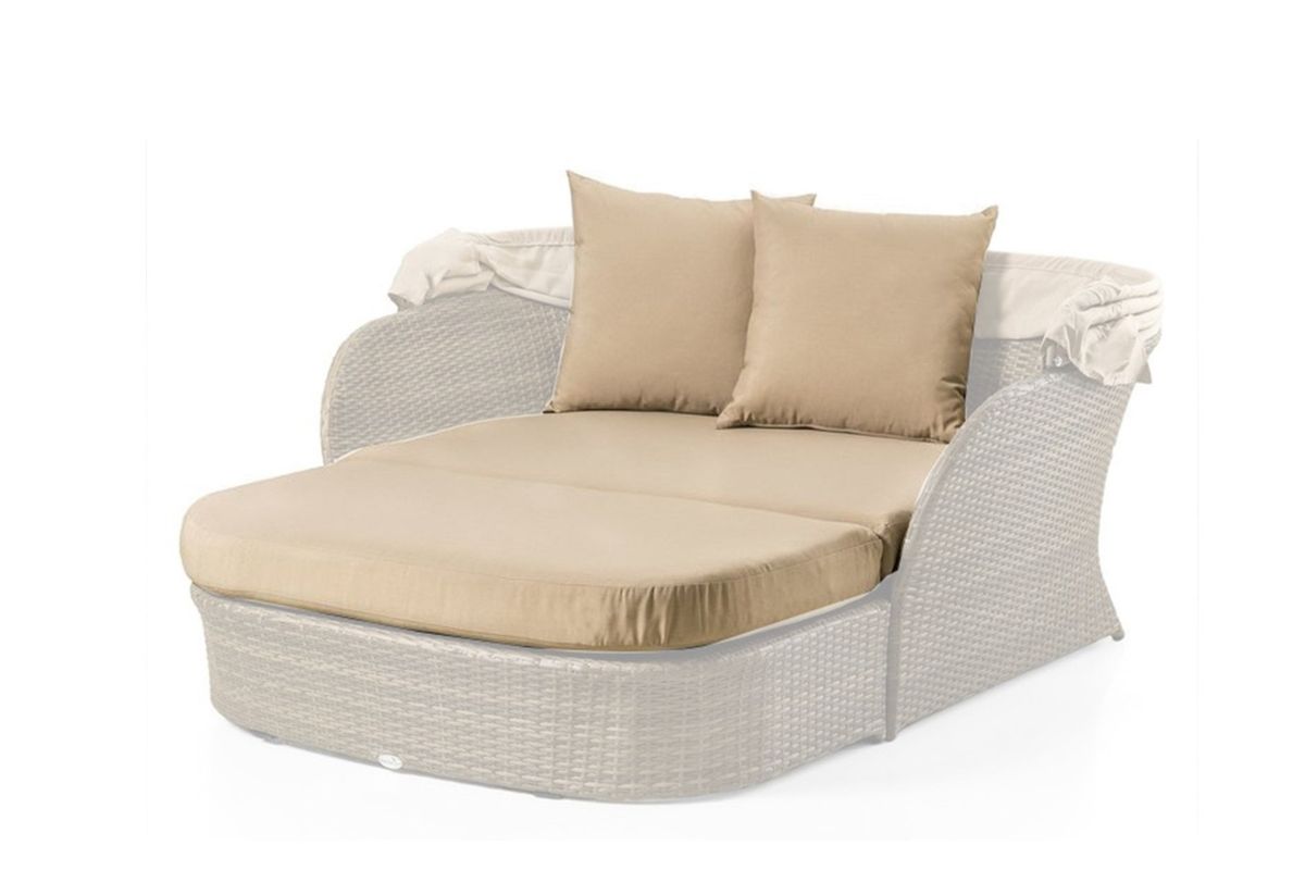 Therese tak- og putesett til Therese daybed - Beigemelert, 4 puter 