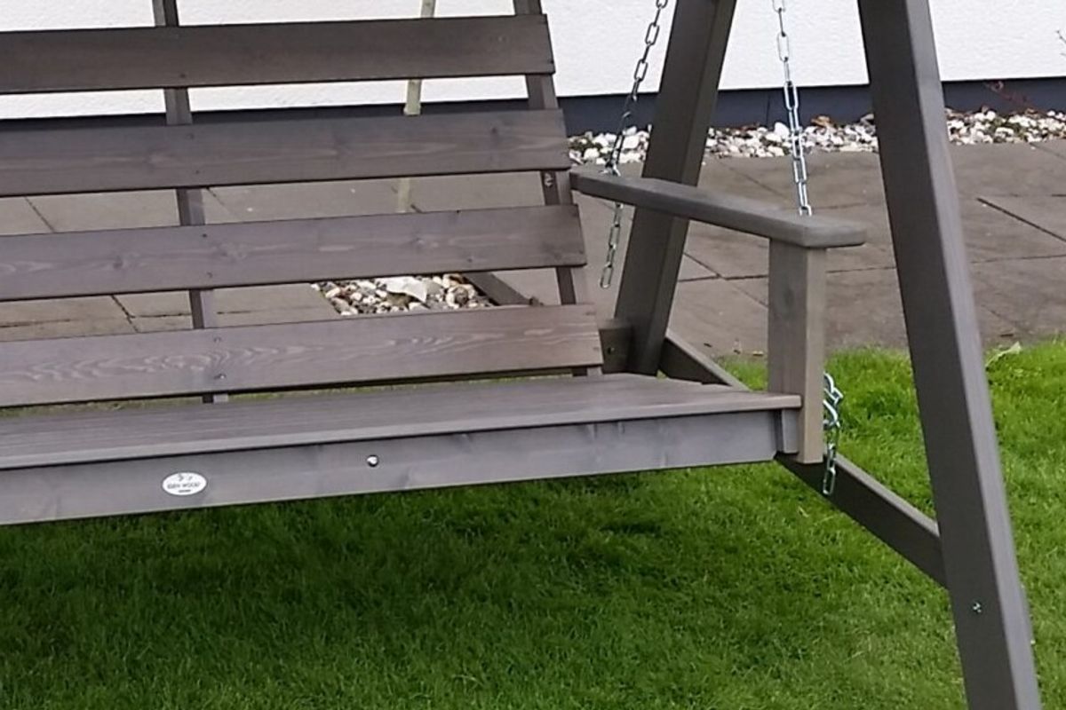 Mellby Duo hammock m/tak - grå/sort