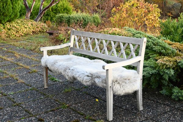 Hovedbilde Skinnwille Gently dobbelt saueskinn - Silverbeige