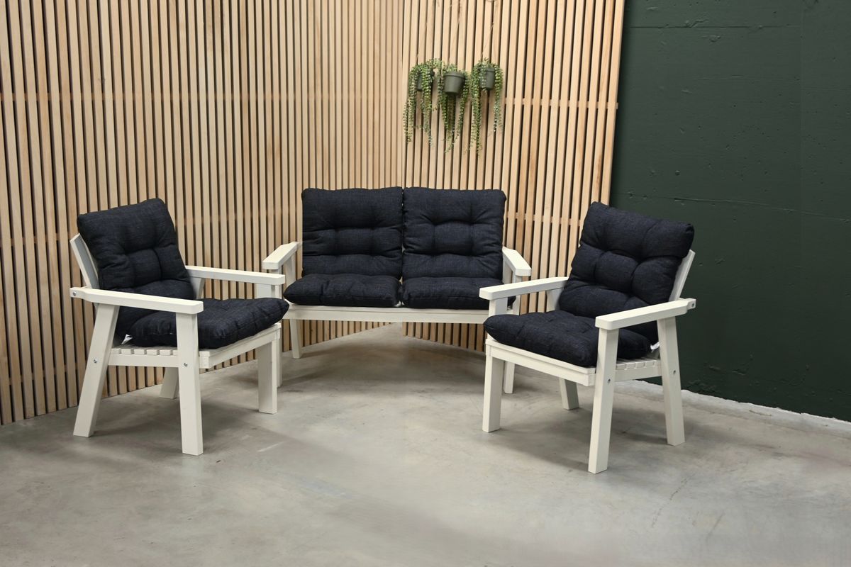 Flock Mini putesett 2+1+1 - design Melangesort, 4 puter