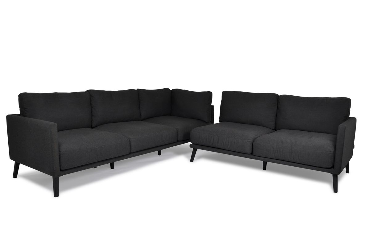 Easy 240 værbestandig hjørnesofa - sotgrå