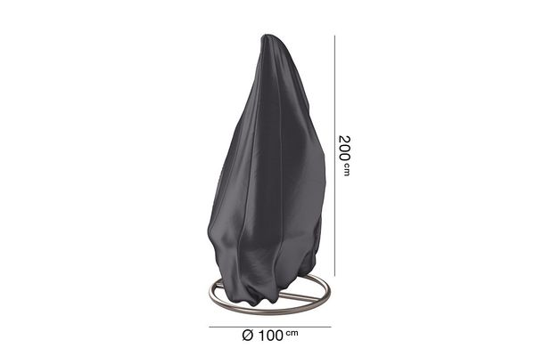 Bilde av AeroCover 7969 møbeltrekk for hengestol Ø100xH200 cm - grå 