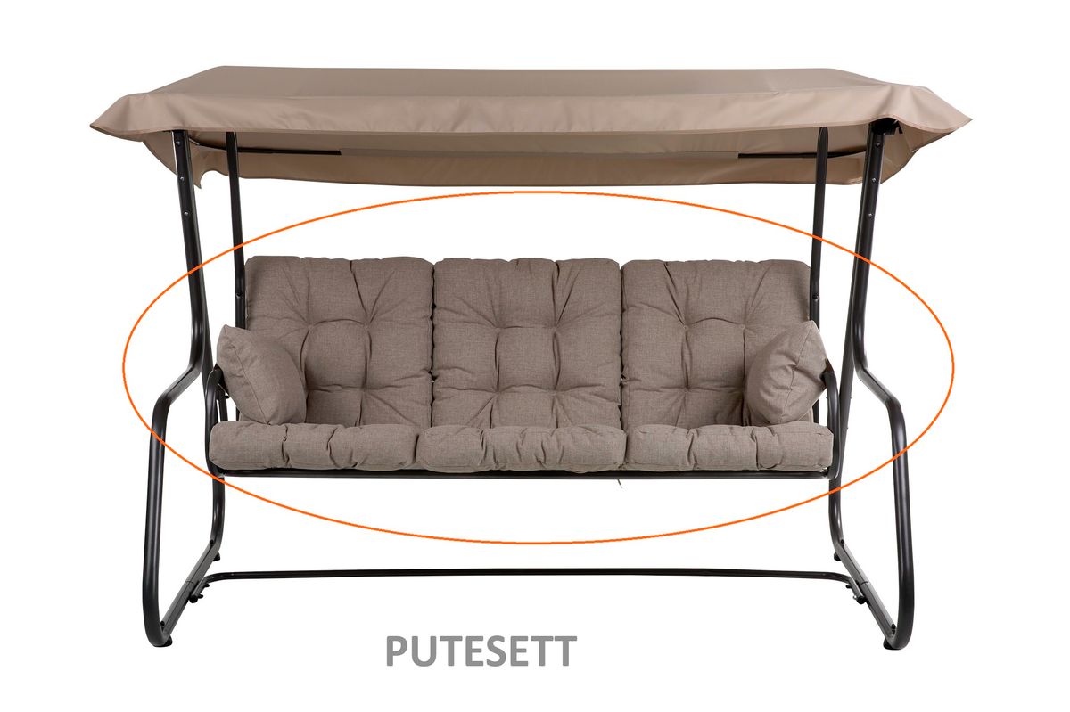 Flock Medium putesett for hammock - design Linbeige, 5 puter 