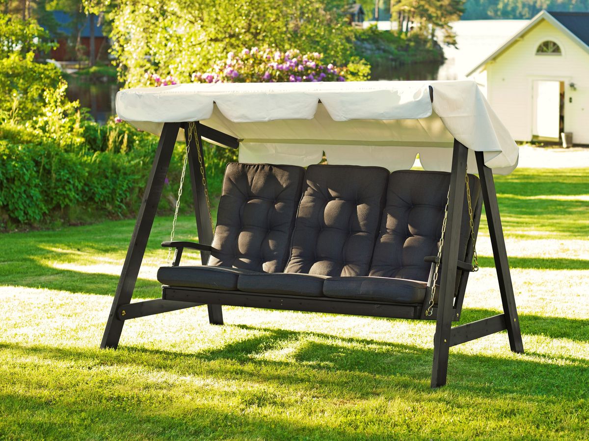 Texas Høy hammock putesett - design Panamagrå, 3 puter 