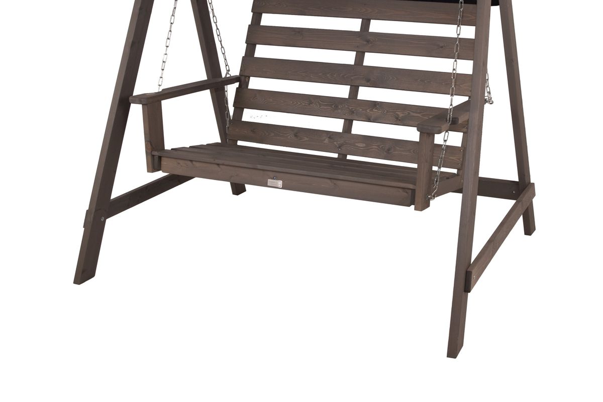 Mellby Duo hammock m/tak - grå/sort