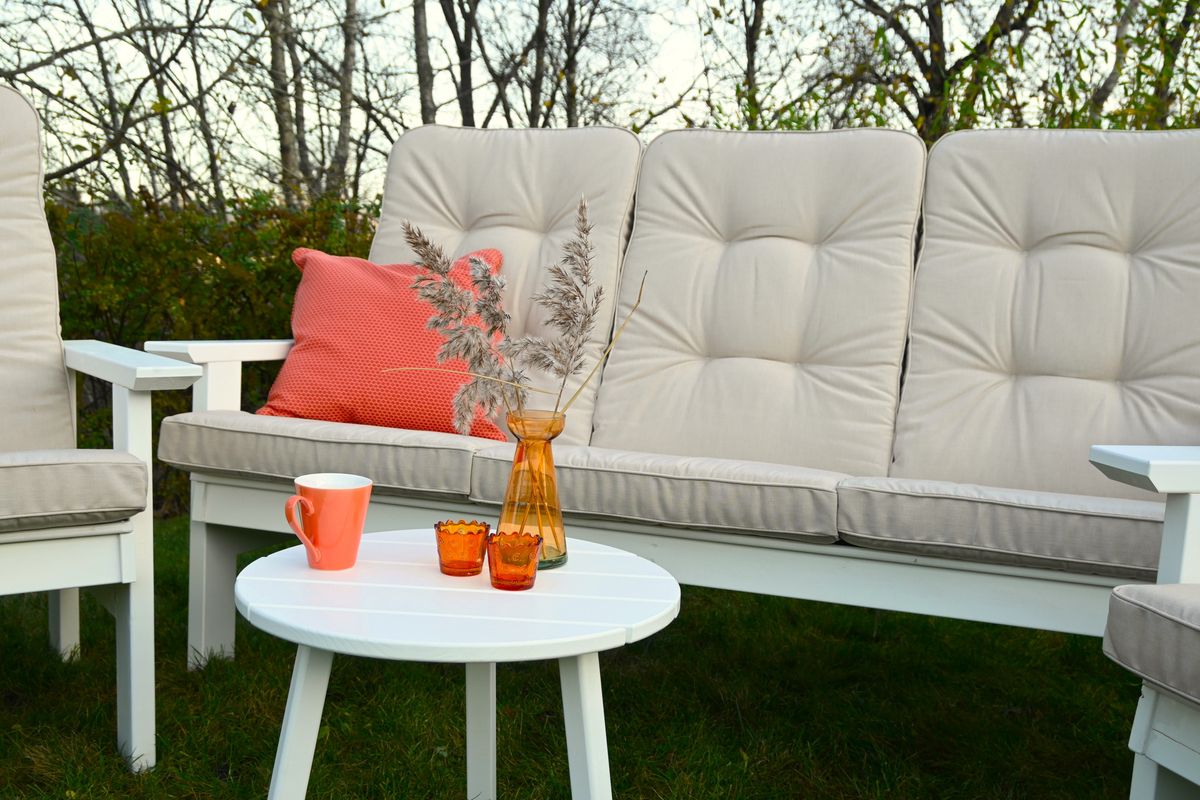 Iduna Høy putesett 3+1+1 - design Canvasbeige, 5 puter 