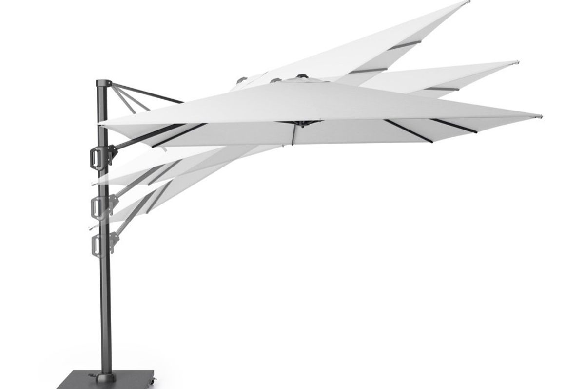 Platinum Voyager T1 hengeparasoll 250x250 cm m/Ceramica fot - elfenbensbeige/sandstone