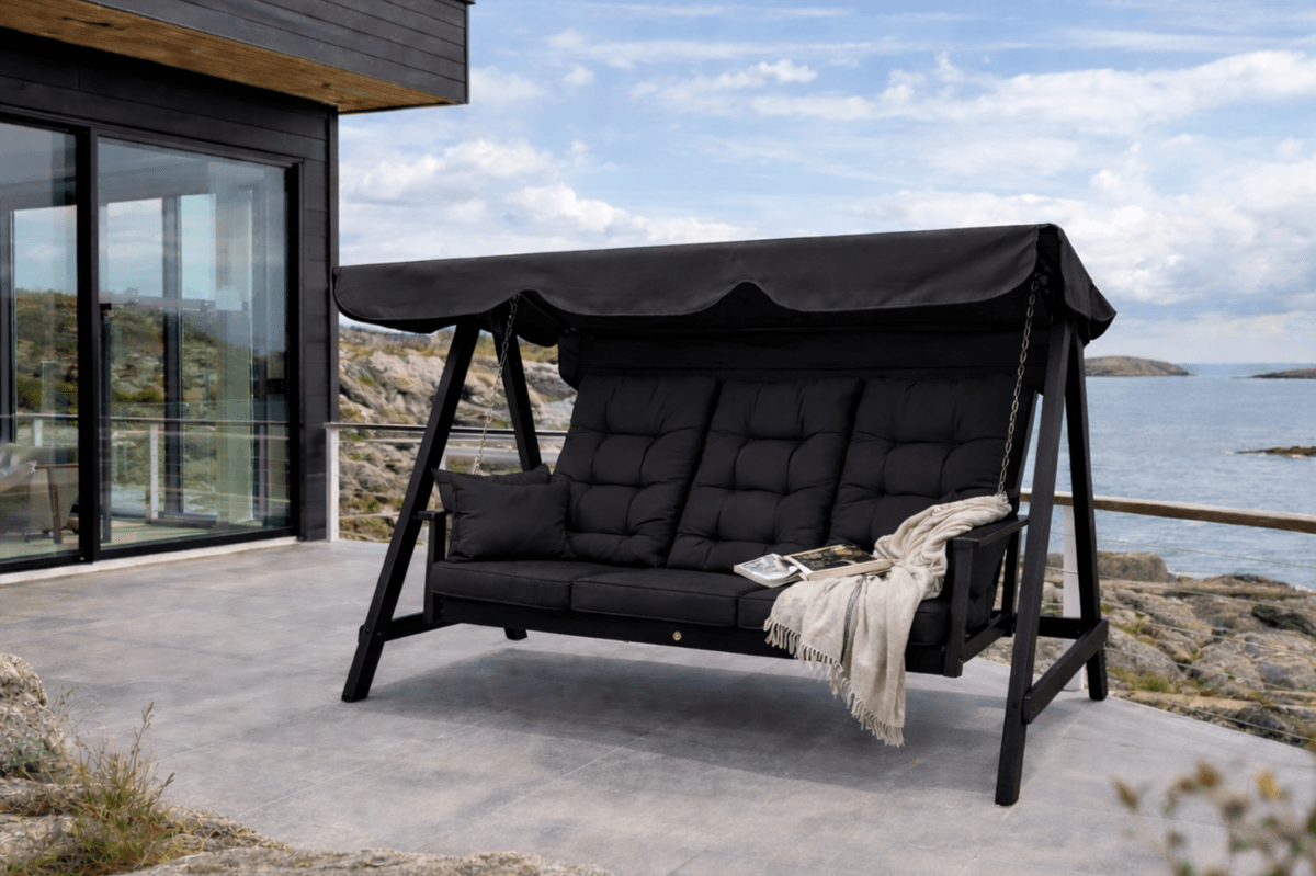 Melby hammock med tak - sort