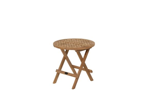 Hovedbilde Skagen sammenleggbart piknikbord Ø50 cm - teak