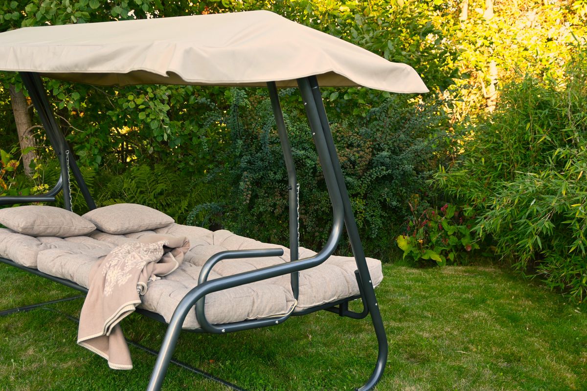 Monaco komplett hammock m/ tak og puter -  beige