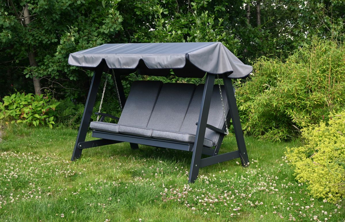 Nymark Høy hammock putesett - design Fibergrå, 3 puter 