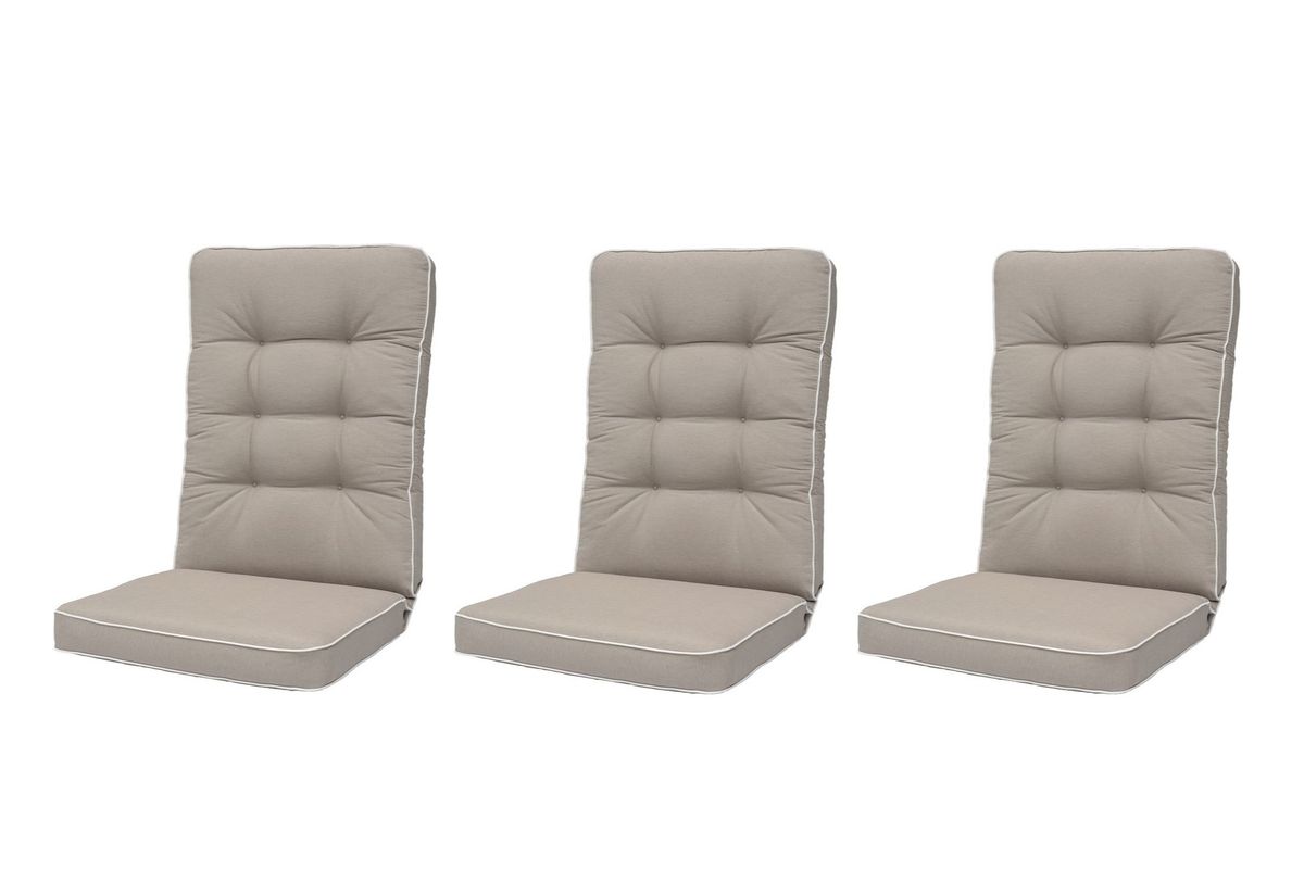 Texas Høy hammock putesett - design Panamabeige Extra, 3 puter 