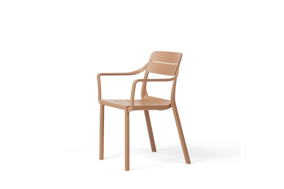 Nardi Cassia stabelbar spisestol - cappucino