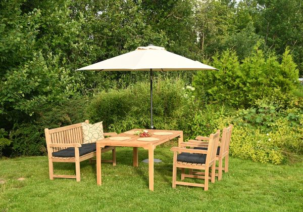 Hovedbilde Skagen sett 3+1+1+bord - teak 