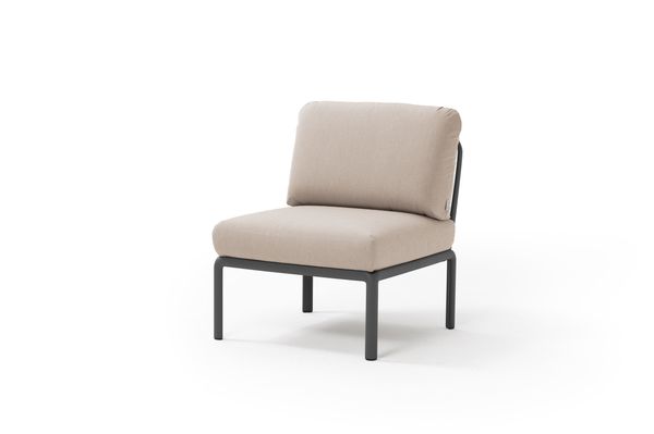 Hovedbilde Nardi Komodo midtmodul m/puter - antrasittgrå/canvasbeige