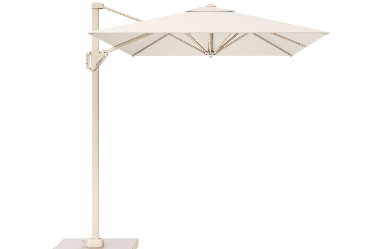 Platinum Voyager T1 hengeparasoll 250x250 cm m/Ceramica fot - elfenbensbeige/sandstone