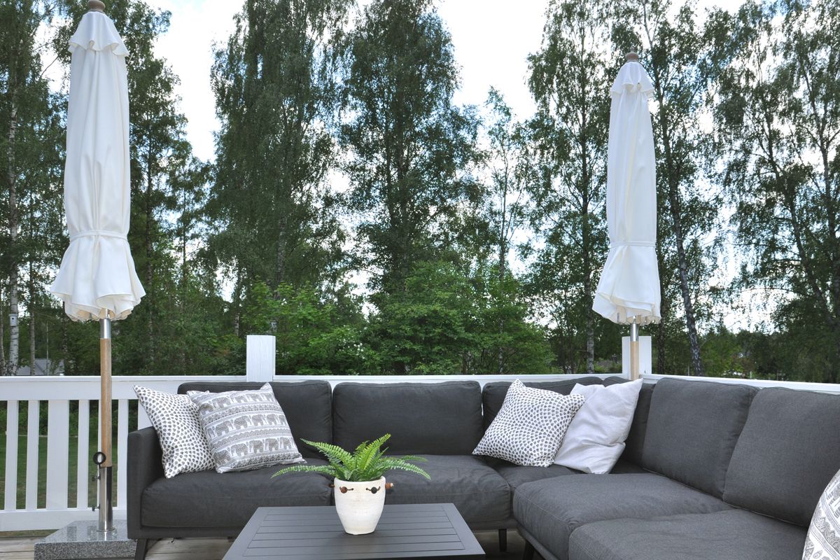 Easy 240 værbestandig hjørnesofa - sotgrå