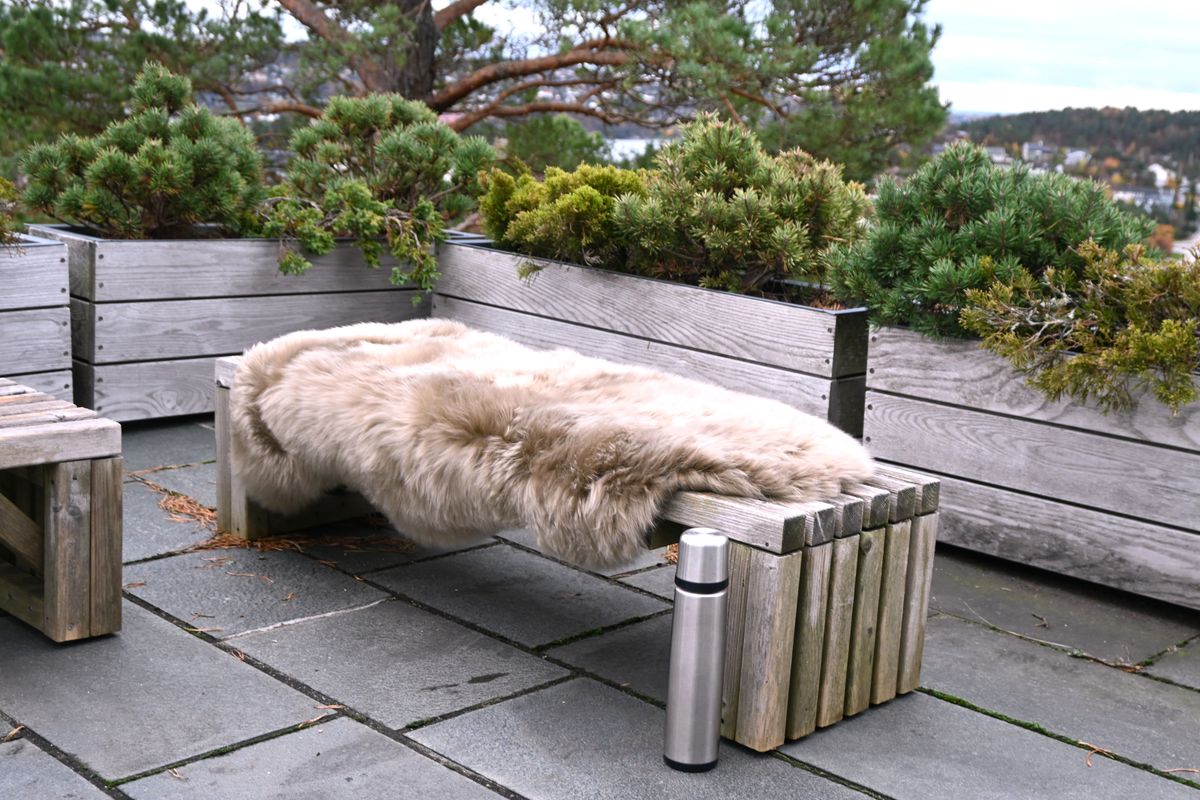 Skinnwille Gently saueskinn - beige