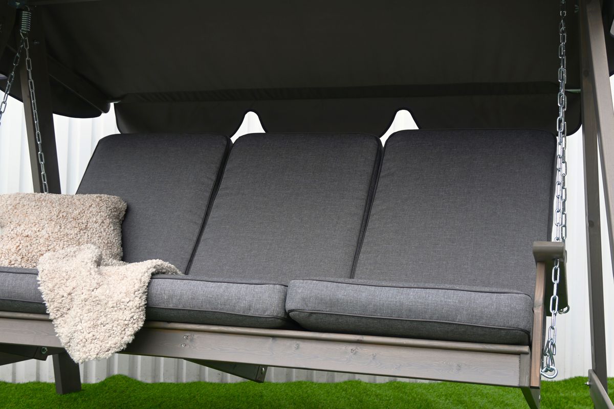Nymark Høy hammock putesett - design Fibergrå, 3 puter 