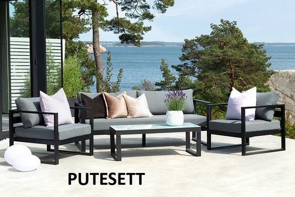 Hovedbilde Reno putesett 3+1+1 - design Harmonigrå, 7 puter