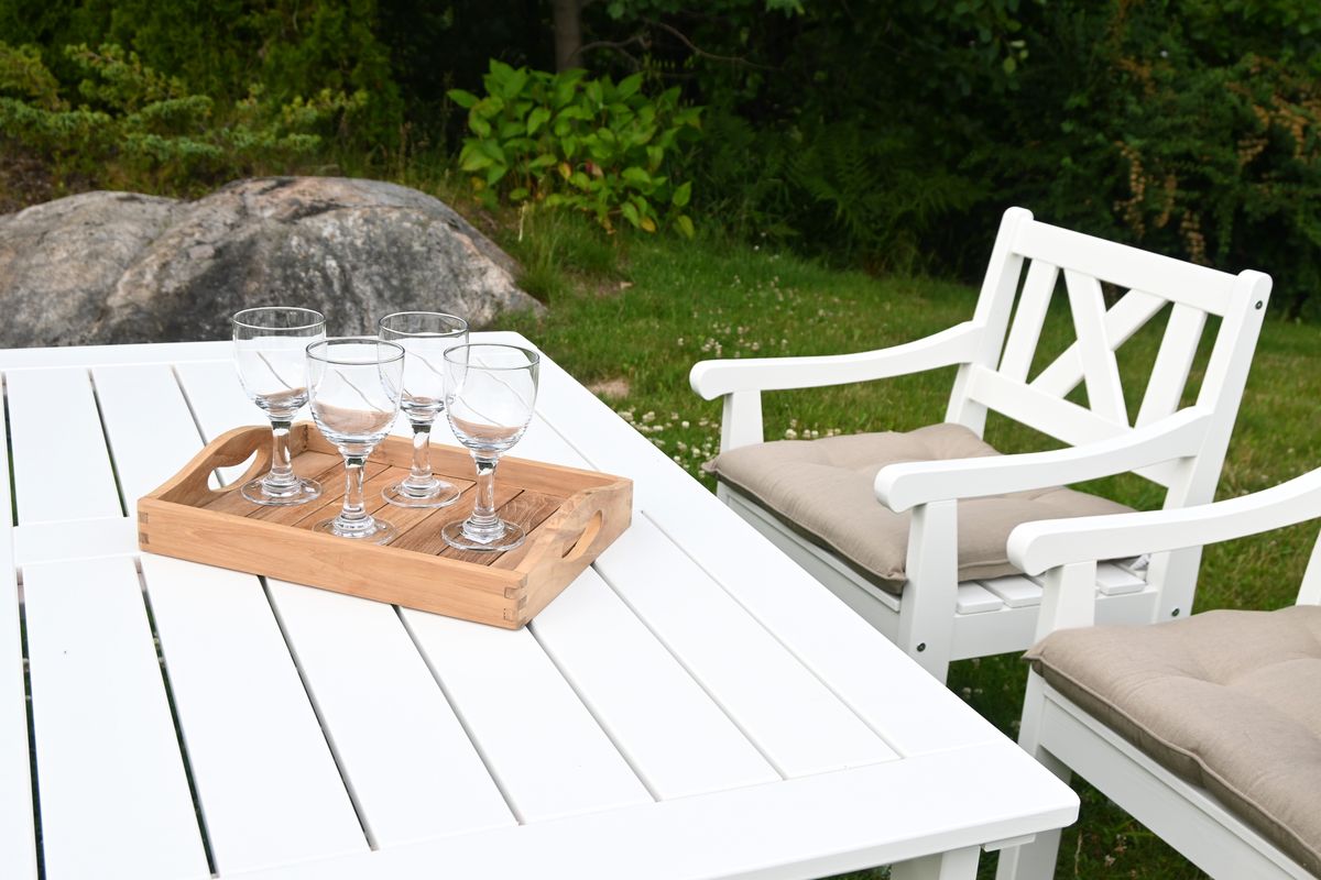 Deco serveringsbrett 39x29 cm - teak
