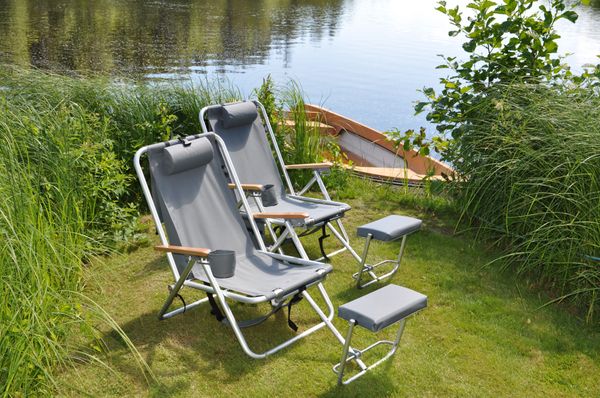 Hovedbilde Fritab Roxy sammenleggbar stol - grå